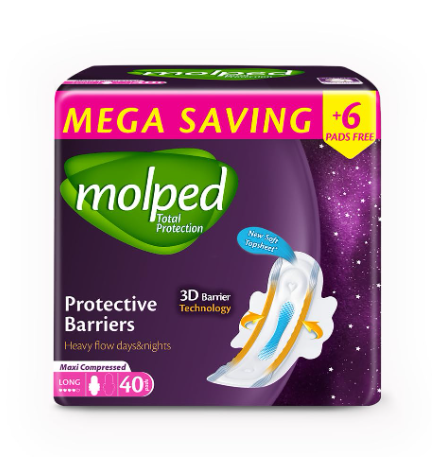 مولبيد ماكسي مضغوط طويل جدا 40 فوطه