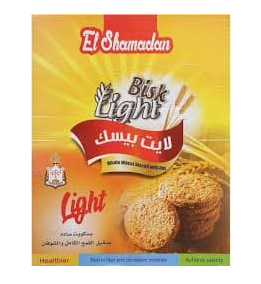 بيسك لايت بسكويت شوفان 5ج علبه *12
