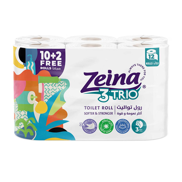 زينه مناديل تواليت تريو 6بكره