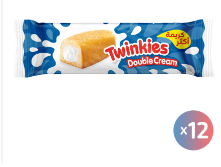 توينكيز دوبل كريم 10 ج علبه *12
