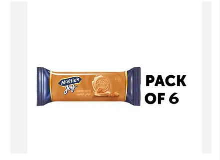 ماكفيتيز جوي بسكويت توفي كراميل 6ق علبه *6