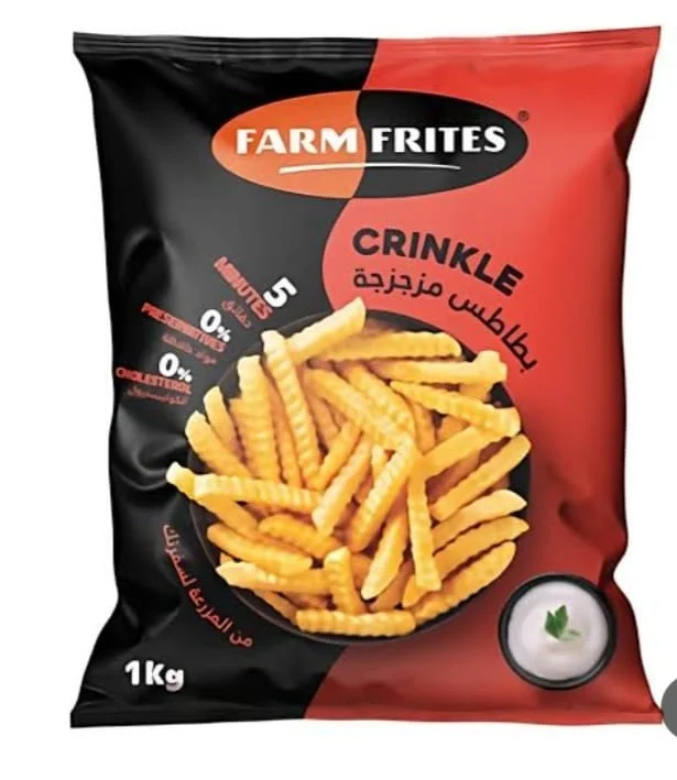 فارم فريتس بطاطس مزجزجه 1كيلو