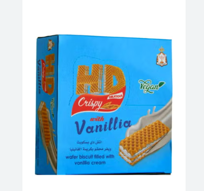 اتش دي بسكويت فانيليا 10ج علبه *6
