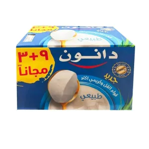 دانون زبادي طبيعي 100جم 9+3مجانا