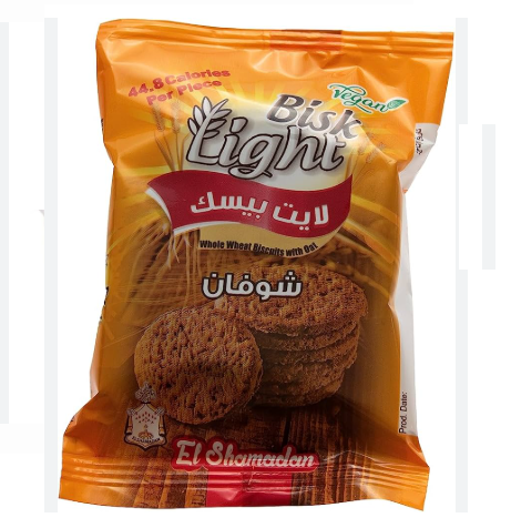 بيسك لايت بسكويت شوفان 5ج