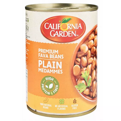 حدائق كاليفورنيا فول مدمس ساده 400جم