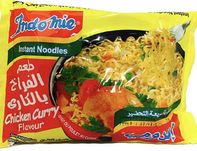 اندومي دجاج كاري بالزيت 75جم