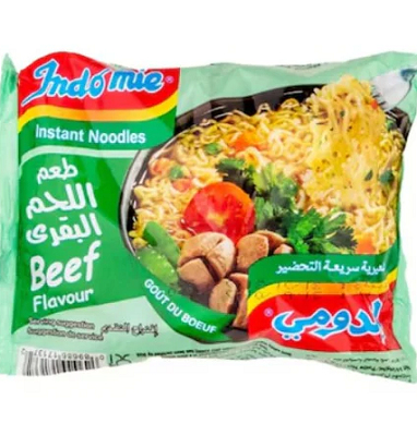 اندومي اللحم البقري بالزيت 75جم