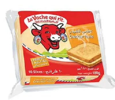 لافاش جبن شيدر شرائح  180جم