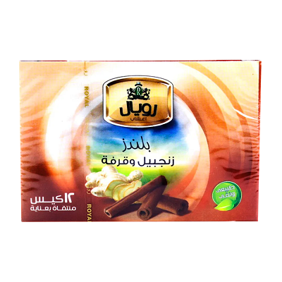 رويال زنجبيل وقرفه 12كيس