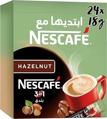 نسكافيه بندق 3*1 علبه *24