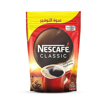 نسكافيه كلاسيك باوتش 200 جم خصم 15 %