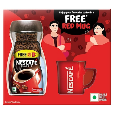 نسكافيه كلاسيك 190جم برطمان +مج هديه