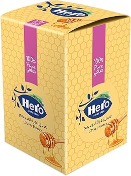 هيرو عسل نحل برسيم 5 ج علبه