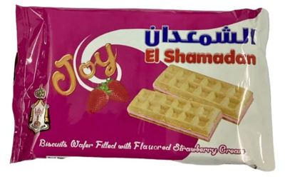 الشمعدان بسكويت ويفر فراوله