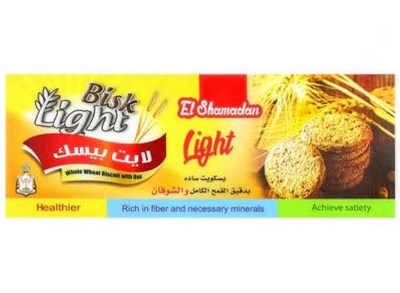 بيسك لايت بسكويت شوفان 3قطع - علبه *12