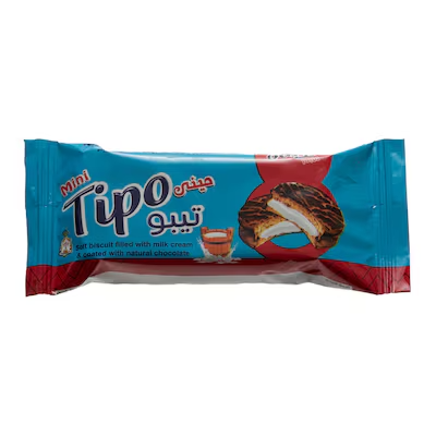 تيبو ميني بسكويت حليب 10 ج