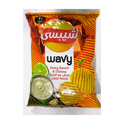 شيبسي رانش جبنه ليمون 10ج