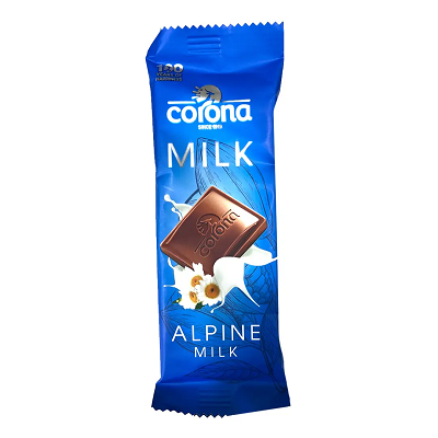 كورونا شوكولاتة حليب جبال الالب 50جم