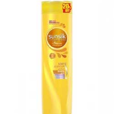 صن سيلك شامبو ناعم وانسيابي 350جم