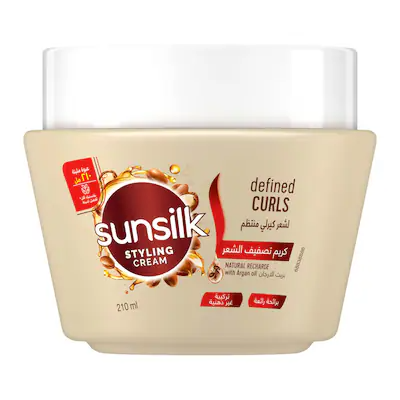 صن سيلك كريم شعر كيرلي 210 جم