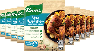 كنور مرقه فوريه دجاج 6جم علبه *40