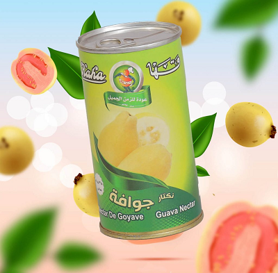 قها نكتار جوافه 365 مل كانز