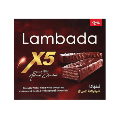 لمباد بسكويت شيكولاته 5 ج علبه 6 قطعه
