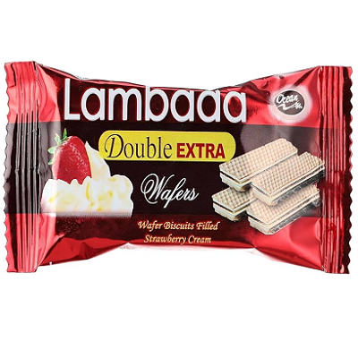 لمبادا بسكويت ويفر بالفراوله 5ج