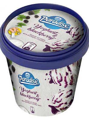 برادايس ايس كريم زبادي وتوت 1 لتر