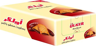 اولكر بسكويت تمر 4 قطع علبه *12