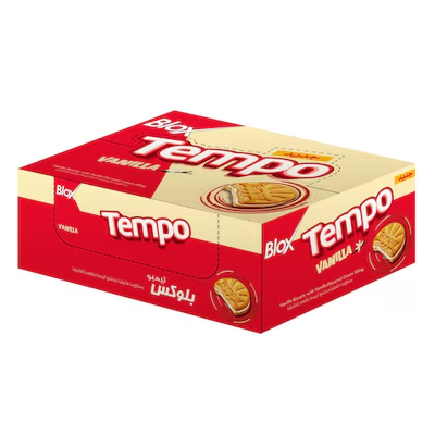 بلوكس تيمبو فانيليا 5ج علبه *12