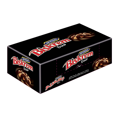 بسكريم بسكويت ديو +1 مجانا 5 ج علبه *12