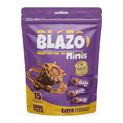 بليزو مينز اكسترا شيكولاته كراميل 15قطعه