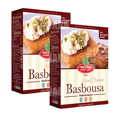 حلو الشام بسبوسه قشطه 445 جم