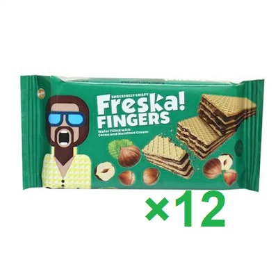 فريسكا بسكويت بندق 10ج علبه 12 قطعه