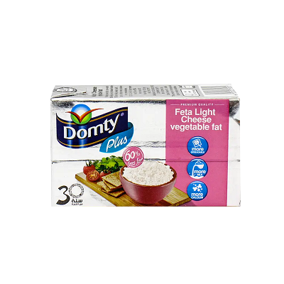 دومتي جبن فيتا لايت250 جم تترباك