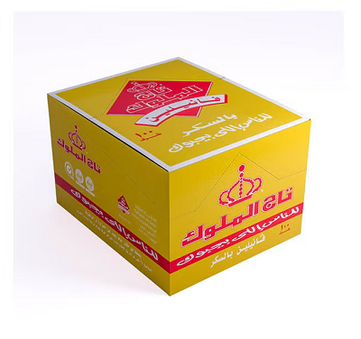 تاج الملوك فانيليا 1جم علبه 100 ظرف