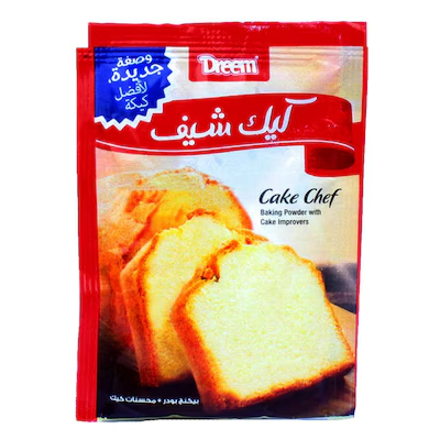 دريم كيك شيف بيكنج بودر + محسنات كيك 18جم