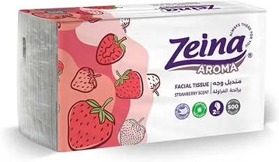 زينه مناديل فراوله 500 منديل