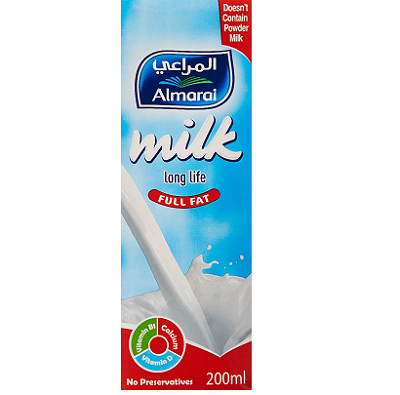 المراعي حليب كامل الدسم 200 مل