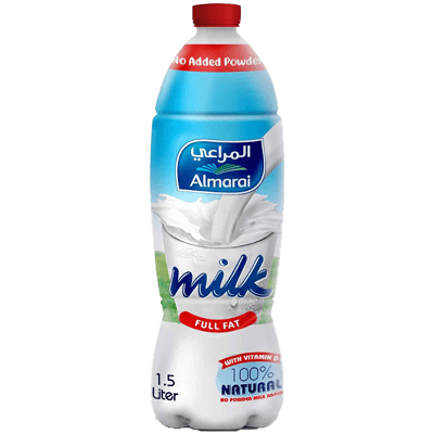 المراعي حليب كامل الدسم 1.5 لتر