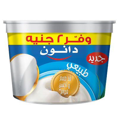 دانون زبادي طبيعي 160 جم وفر 2 جنيه