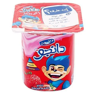 دانون زبادي فراوله 105جم عرض 3+1