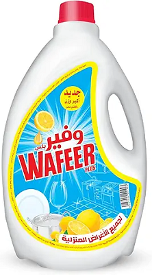 وفير صابون سائل ليمون اصفر 4 لتر