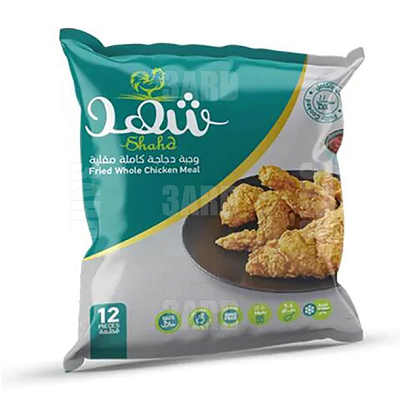 شهد وجبه دجاج كامله 12 قطعه +كيس بطاطس
