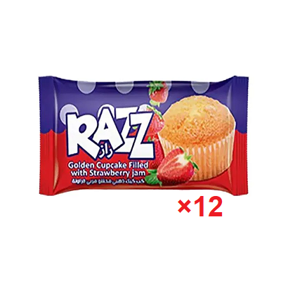 ريتش باك كيك فراوله 5ج علبه *12