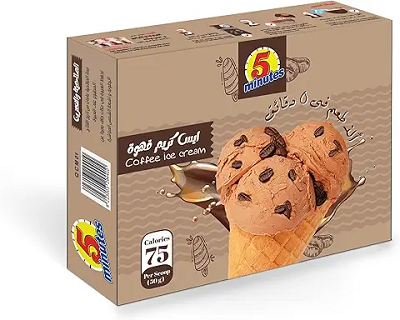 فايف منت ايس كريم قهوه 75جم
