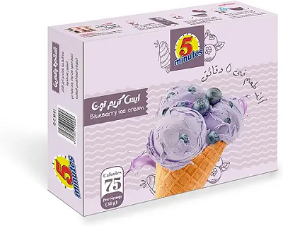 فايف منت ايس كريم توت 75جم