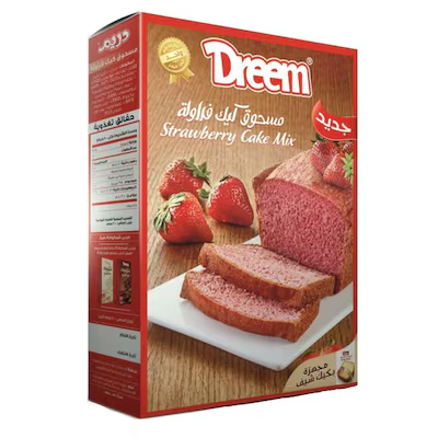 دريم كيك فراوله 400جم